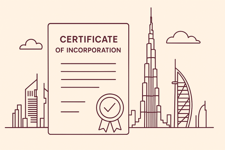 How to get a Certificate of Incorporation in the UAE: Company Formation Guide 2025